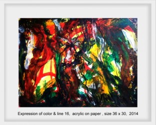 Expression of color & line  16