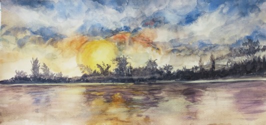 Water color on paper